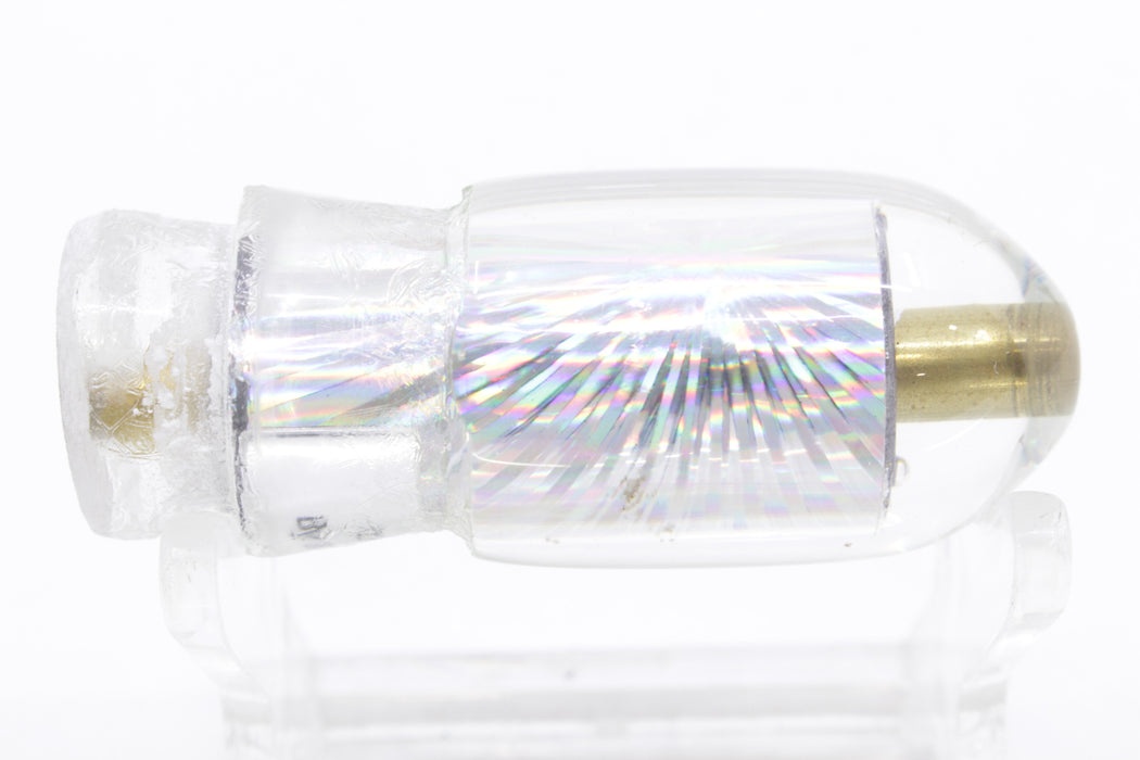 Joe Yee Lures by KEGZ Silver Rainbow Starburst Dum Dum Bullet 7" 2oz