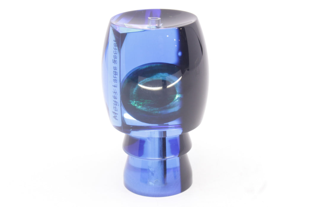 Moyes Lures Blue Mirrored Black Back Taxi Eyes Large Secret 12" 3oz