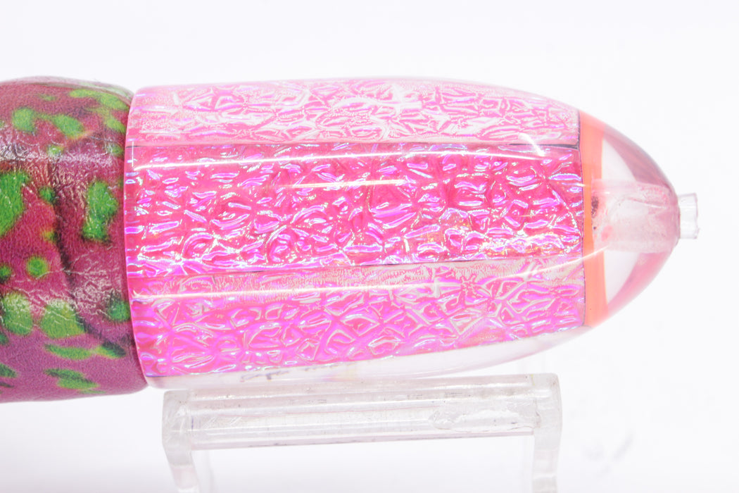 A La Vive Lures Pink Oil Slick Horner Man 12" 7.5oz ALV Mahi Pink