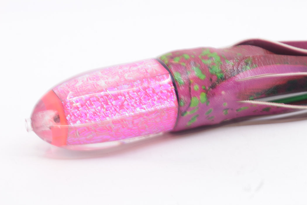A La Vive Lures Pink Oil Slick Horner Man 12" 7.5oz ALV Mahi Pink