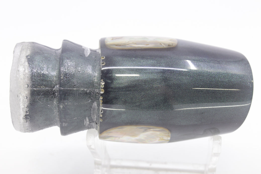 Joe Yee Lures by KEGZ Charcoal Gray Pearl Real Shell Eyes Apollo 12" 2.8oz