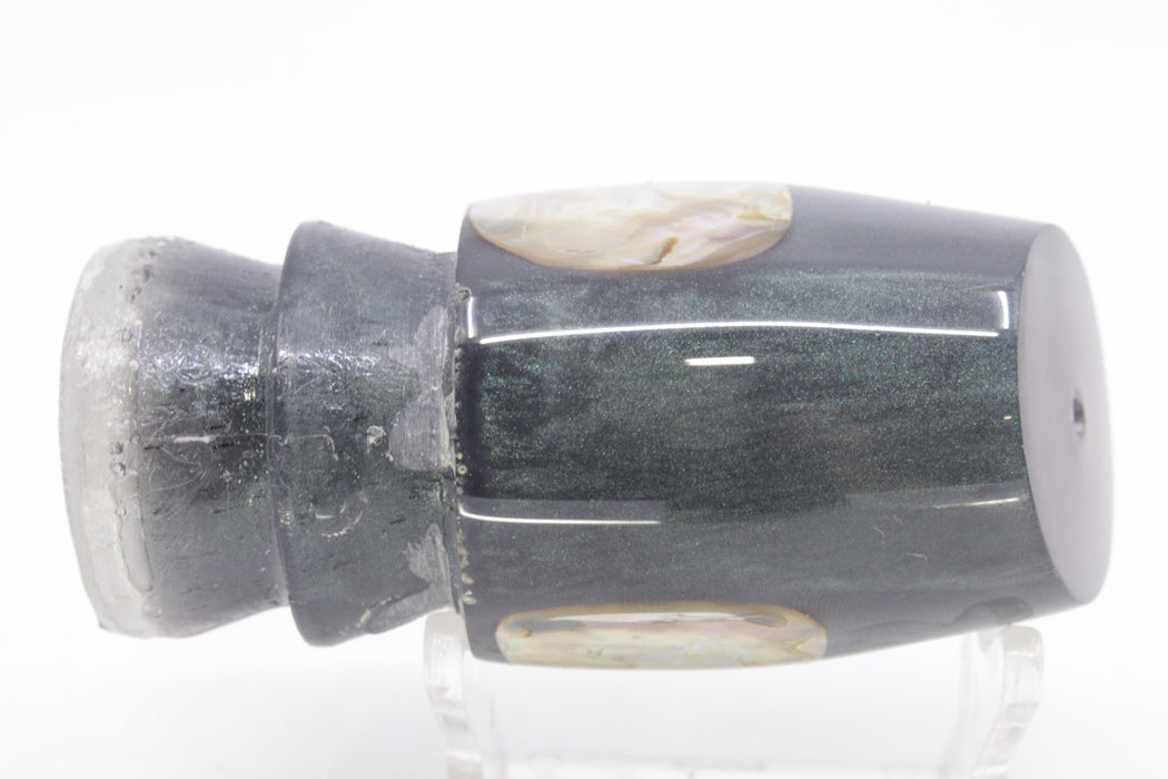 Joe Yee Lures by KEGZ Charcoal Gray Pearl Real Shell Eyes Apollo 12" 2.8oz