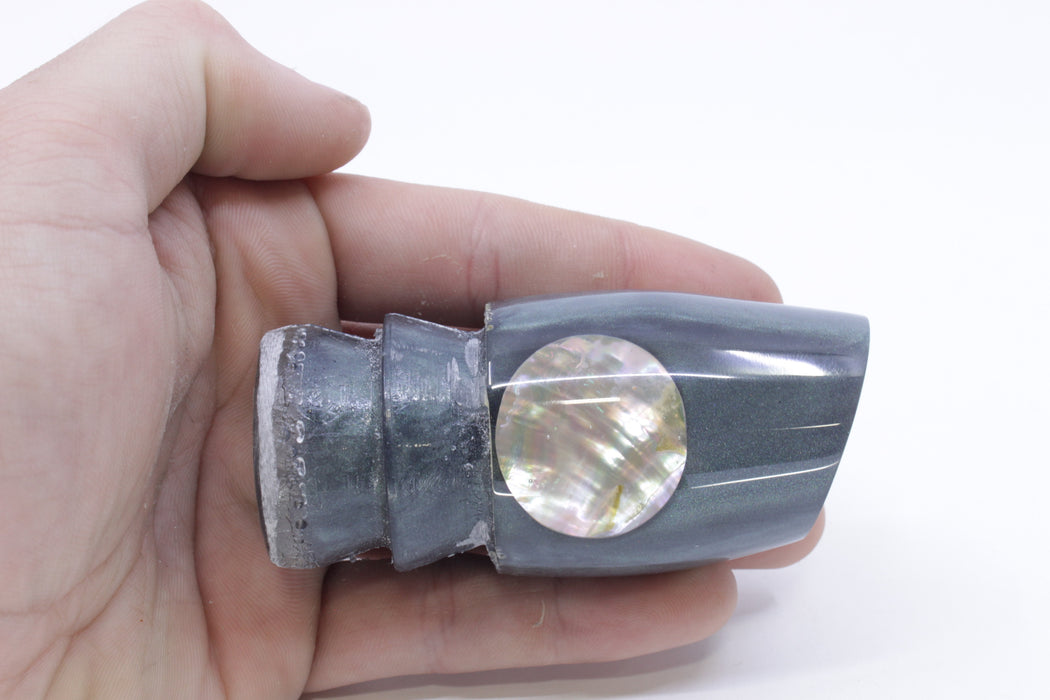 Joe Yee Lures by KEGZ Charcoal Gray Pearl Real Shell Eyes Apollo 12" 2.8oz