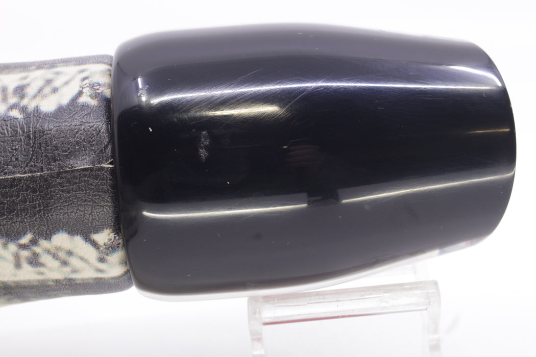 A La Vive Lures Silver Rainbow Black Back Red Eyes XL Pothound 16" 15.7oz ALV