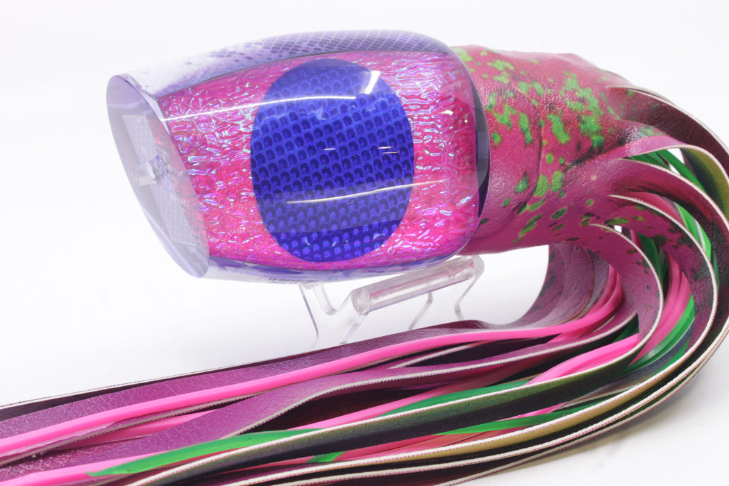 A La Vive Lures Pink Oil Slick Blue Eyes XL Pothound 16" 15.7oz ALV Pink Mahi