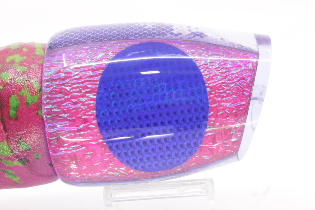 A La Vive Lures Pink Oil Slick Blue Eyes XL Pothound 16" 15.7oz ALV Pink Mahi