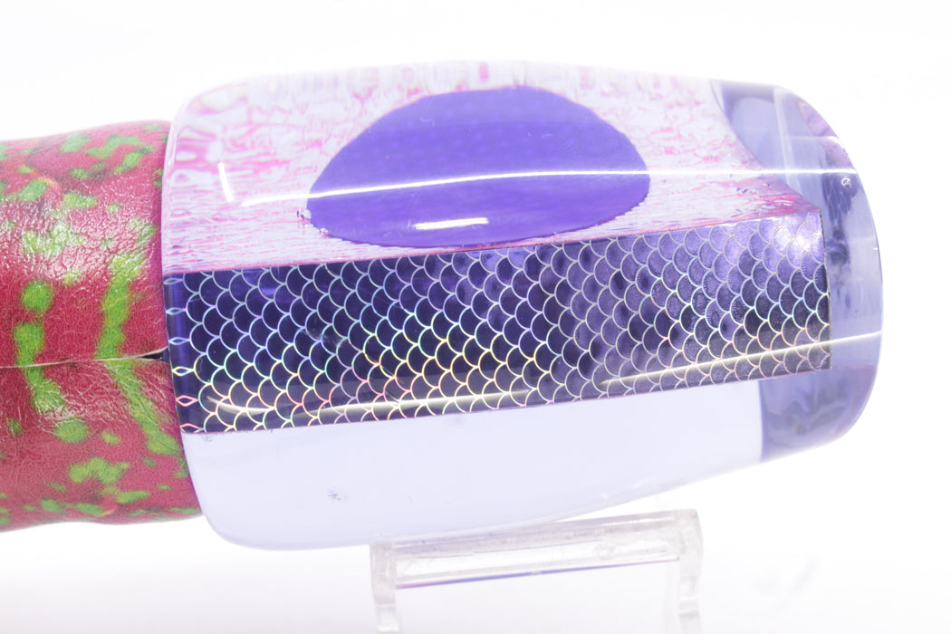 A La Vive Lures Pink Oil Slick Blue Eyes XL Pothound 16" 15.7oz ALV Pink Mahi