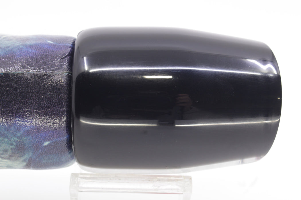 A La Vive Lures Silver Rainbow Black Back Red Eyes Large Pothound 14" 10.5oz ALV