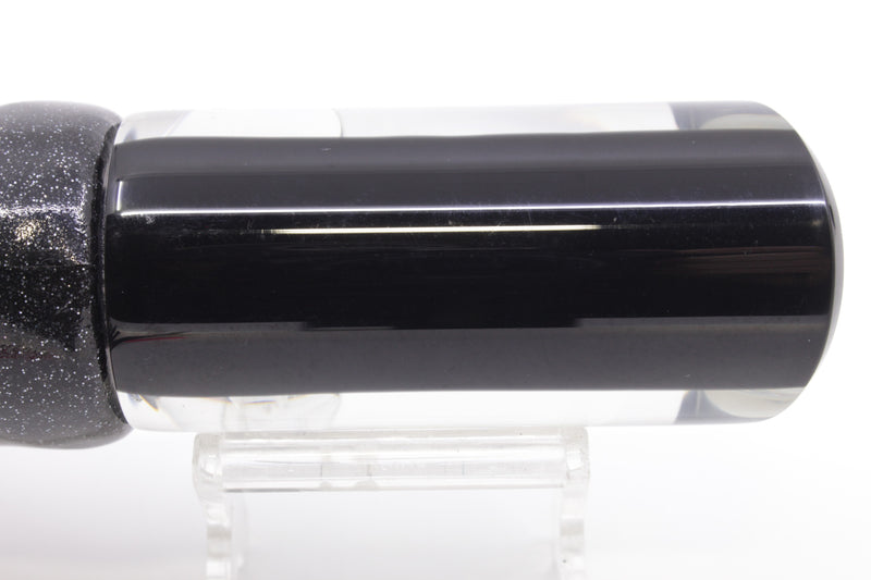 Crampton Baits Real White MOP Black Back Doll Eyes Tube 12" 6.5oz Vinyl Black