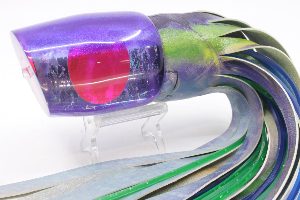 A La Vive Lures Purple Rainbow Purple Back Pink Eyes Large Pothound 14" 10.5oz ALV