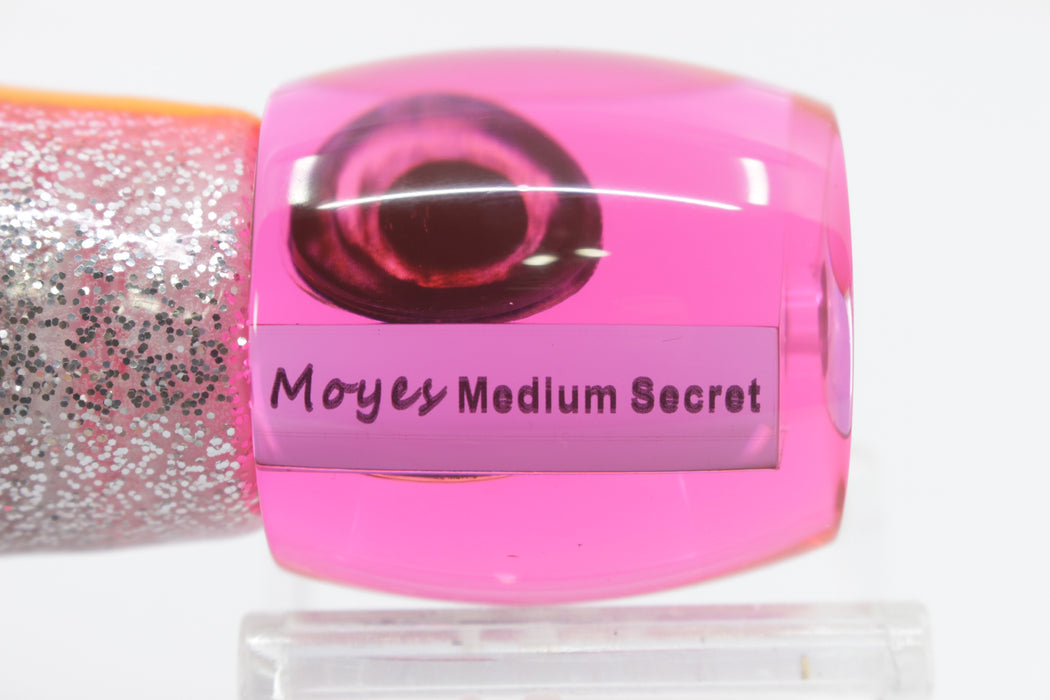 Moyes Lures Pink Mirrored Medium Secret 10" 5oz Skirted Pink-Silver
