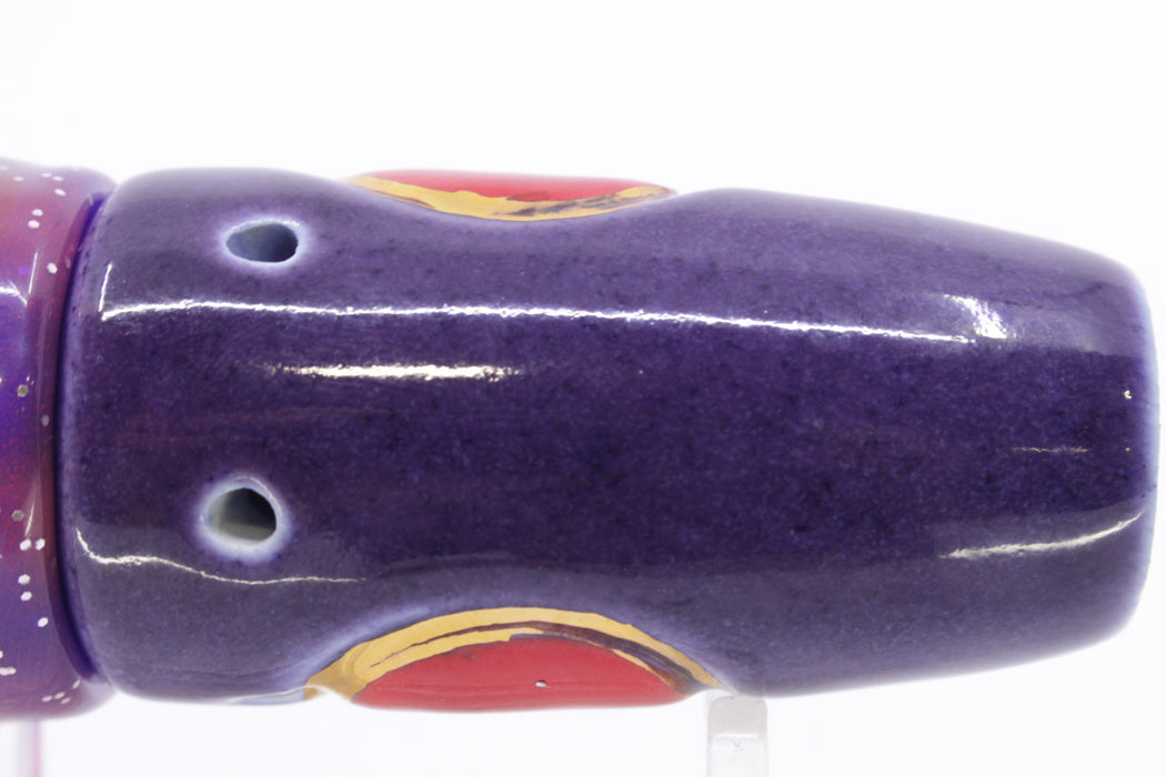 Mark White Lures Purple Smoker 9" 5oz Skirted Plum/Pink