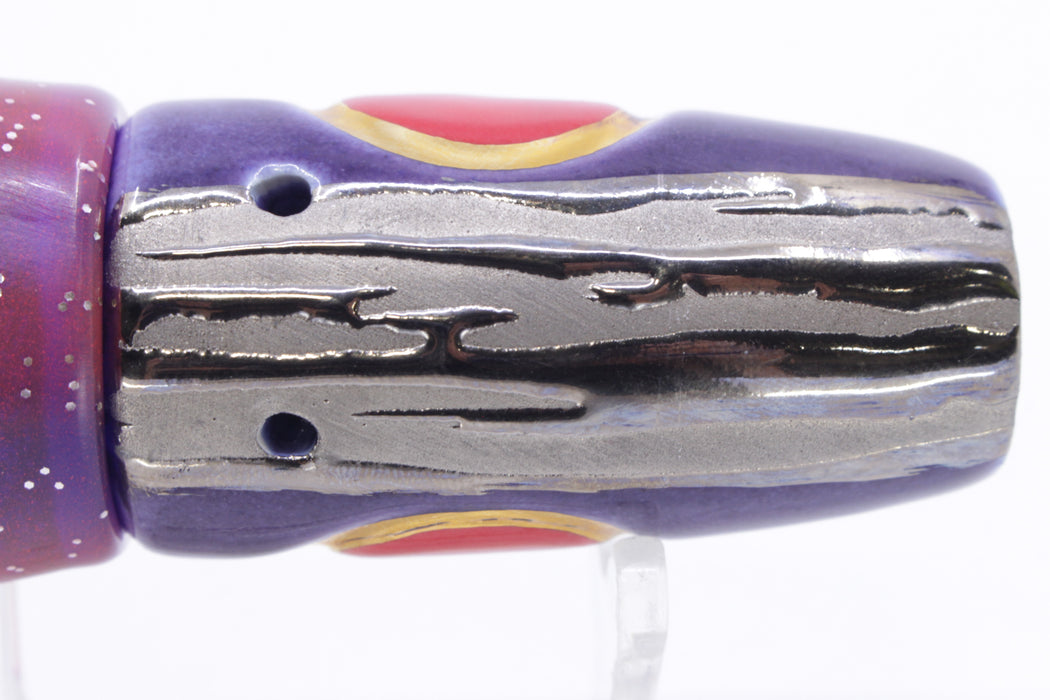 Mark White Lures Purple Smoker 9" 5oz Skirted Plum/Pink