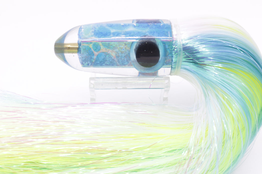 Ganku Lures "Pelagic Trigger V2" Blue S&P Blue Dots Long Bullet 9" 7oz Strobez Feathersword