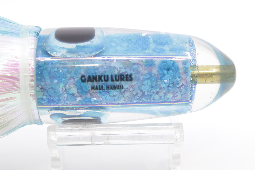 Ganku Lures "Pelagic Trigger V2" Blue S&P Blue Dots Long Bullet 9" 7oz Strobez Feathersword