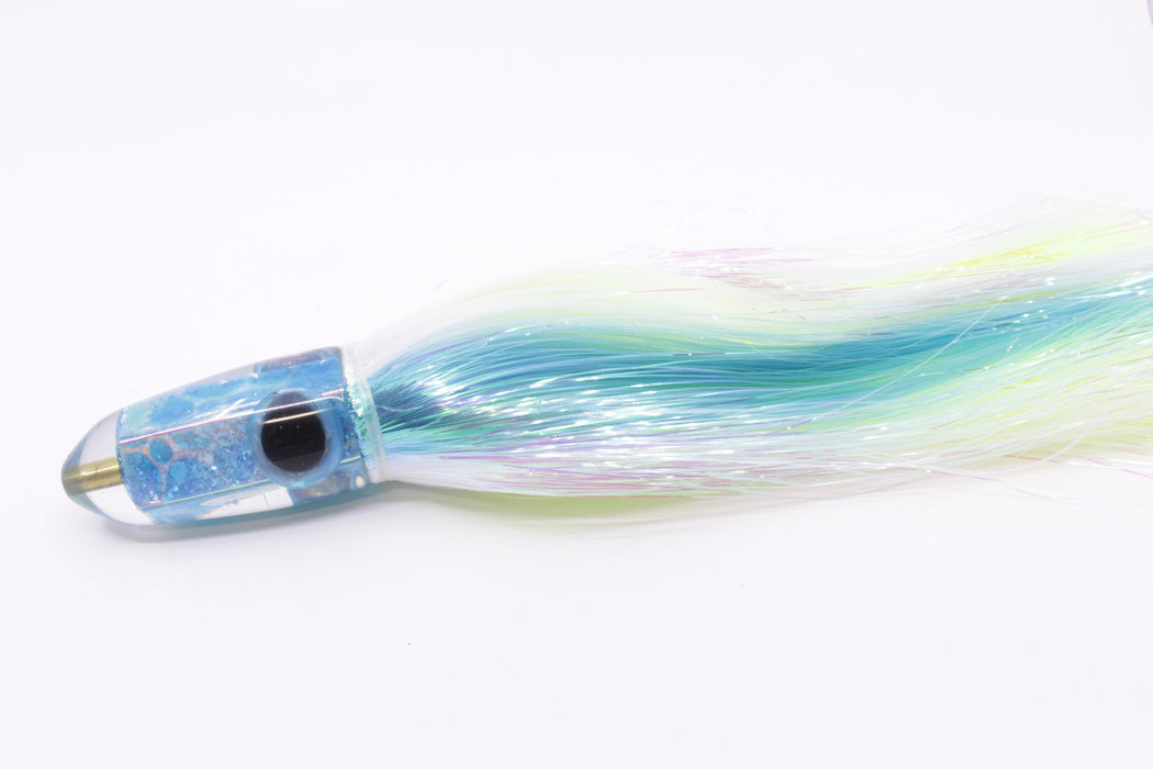 Ganku Lures "Pelagic Trigger V2" Blue S&P Blue Dots Long Bullet 9" 7oz Strobez Feathersword