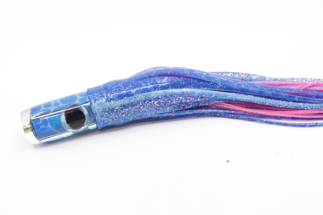 Ganku Lures "Pelagic Trigger V2" Blue Dot MOP Can Pusher 9" 6.5oz Skirted Blue Dot/Pink