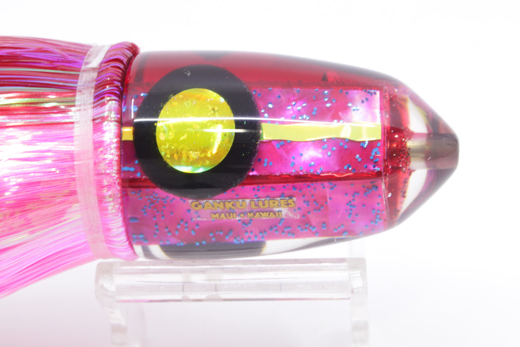 Ganku Lures Red-Pink "Monkey" Bumbucha Bullet 9"+ 7oz Strobez Red-Pink