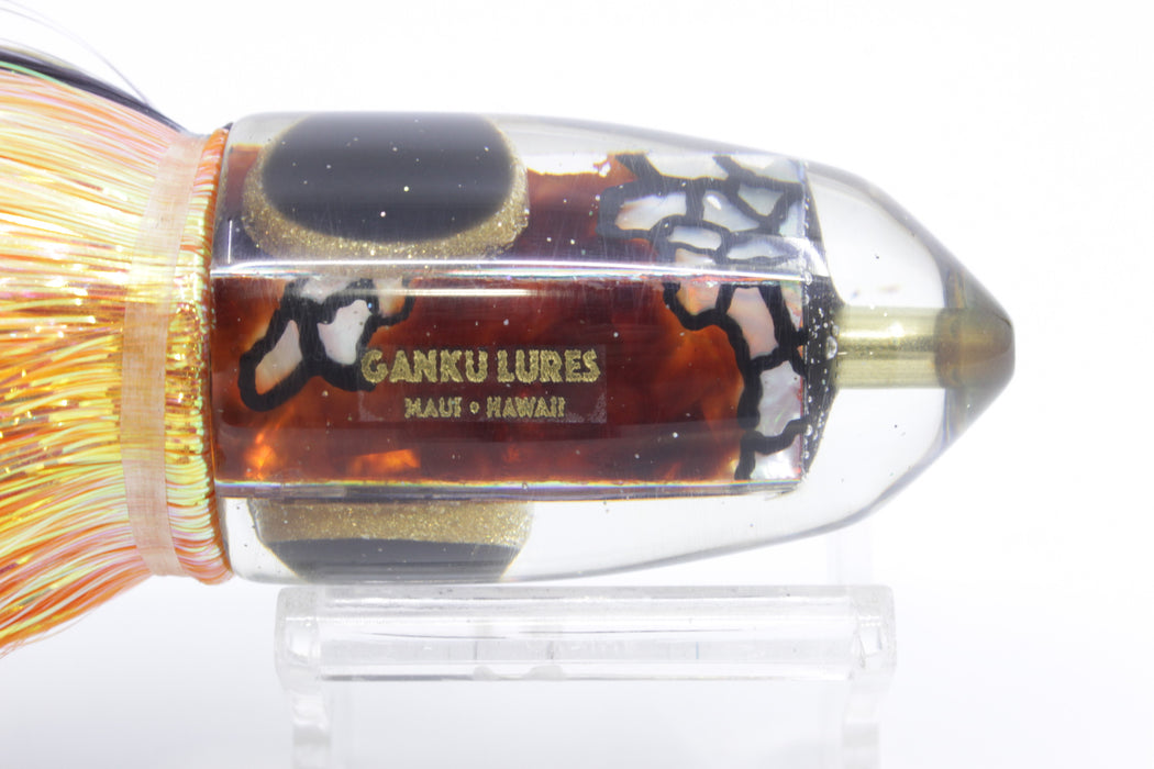 Ganku Lures "Cone Shell" Bumbucha Bullet 9"+ 7oz Flashabou Black-Orange/White