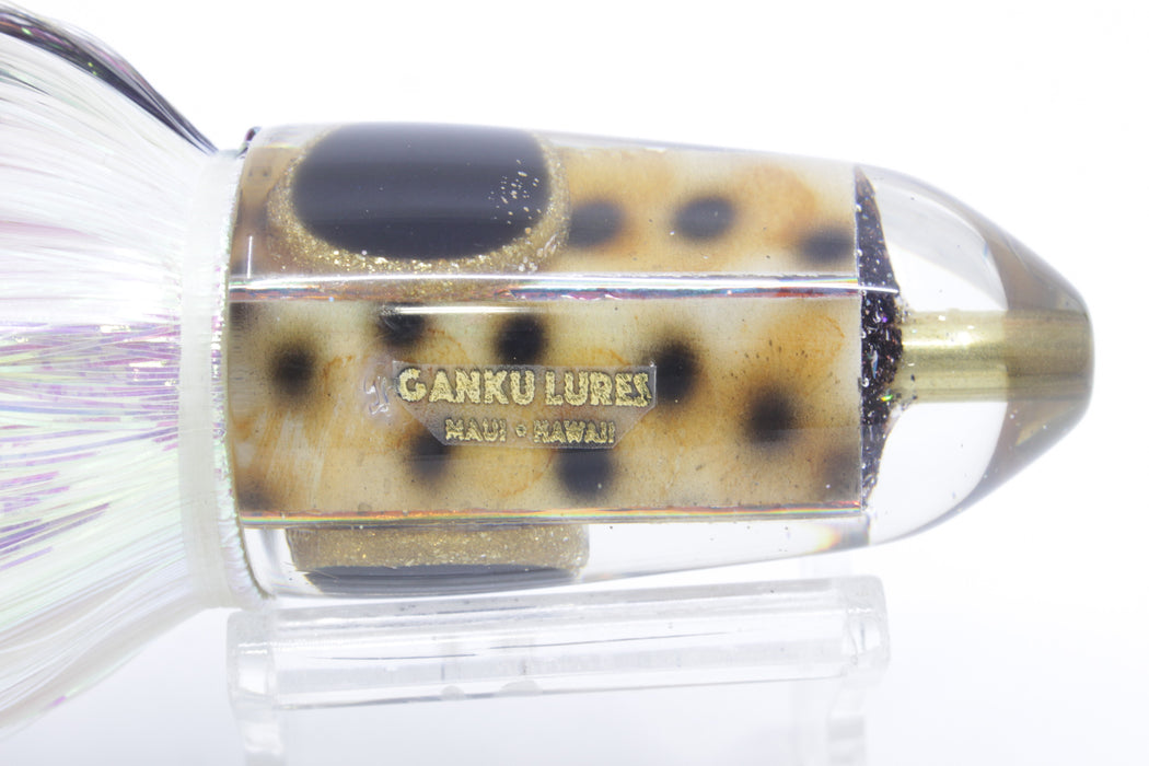 Ganku Lures "Tiger Cowrie" Bullet 10" 7oz Flashabou Black-White/Orange