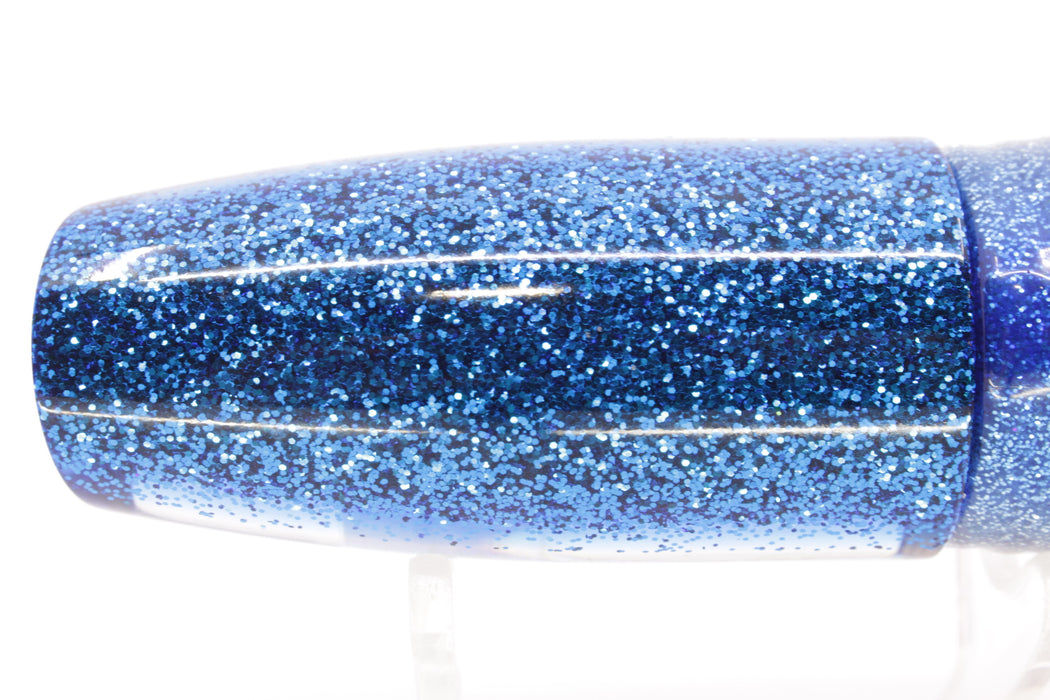 TANTRUM Lures Rainbow Scale Blue Back Medium Plunger 9" 5oz Skirted Blue-Silver/Pink