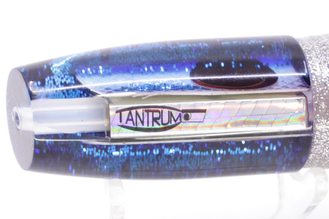 TANTRUM Lures Rainbow Scale Blue Back Medium Plunger 9" 5oz Skirted Blue-Silver/Pink