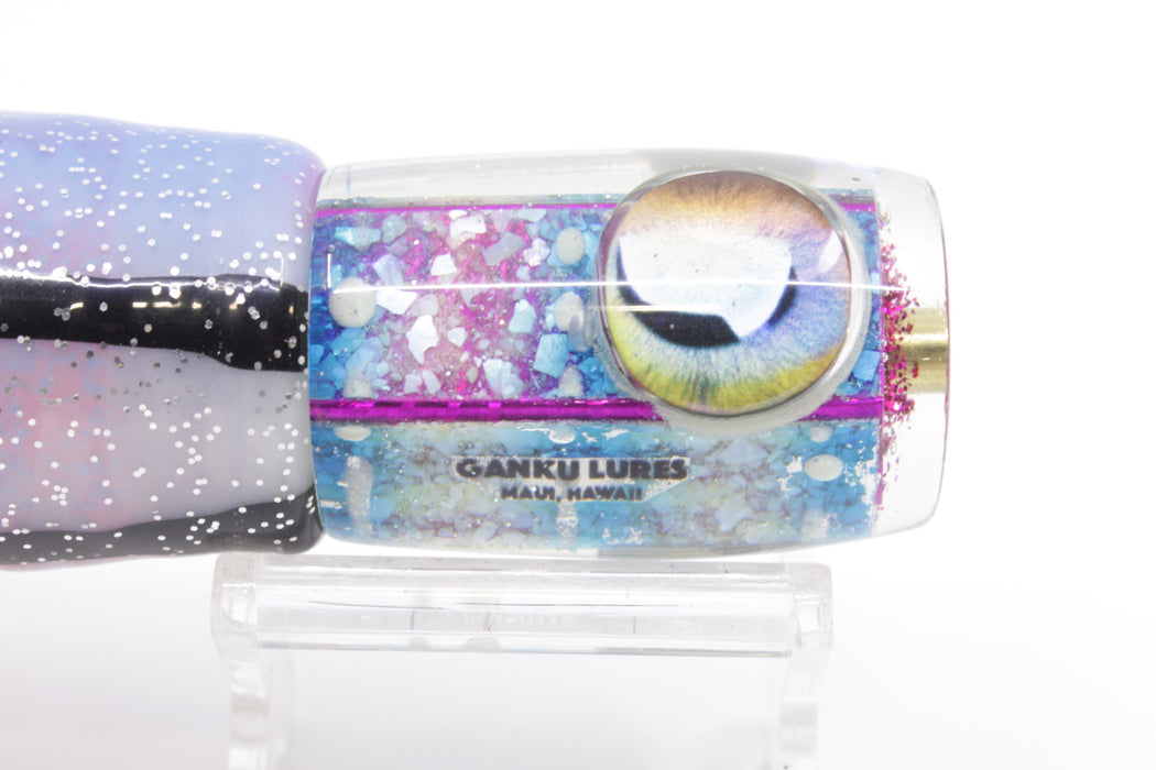 Ganku Lures "Glow Squidbob" Blue S&P Cuttlefish Hunchback Pusher 9" 6.5oz Skirted Gay Bob