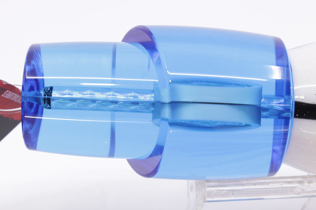 Zacatak Lures Blue Rainbow Scale Large Thunderstruck 12" 8.5oz Skirted Lilac Lumo