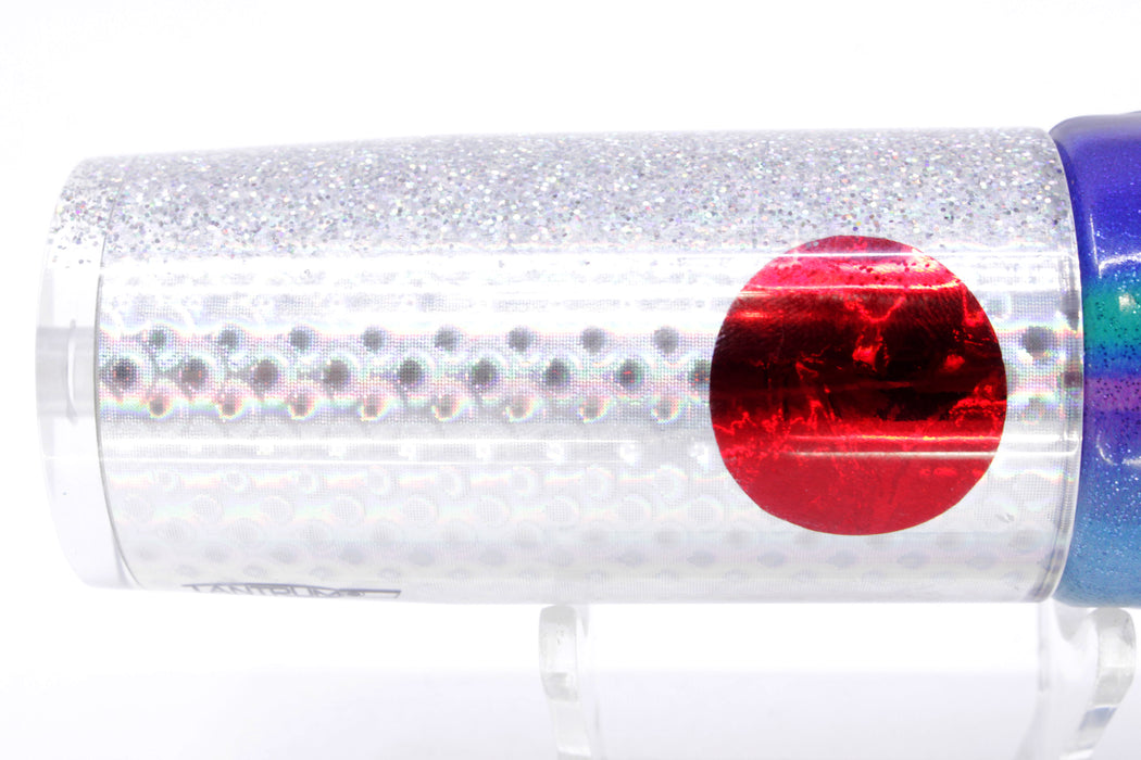 TANTRUM Lures Silver Rainbow Scale Silver Back Large AMN 12" 7.5oz Fire Tailz Vinyl