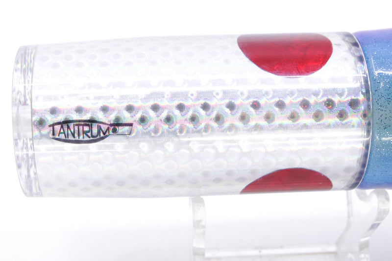 TANTRUM Lures Silver Rainbow Scale Silver Back Large AMN 12" 7.5oz Fire Tailz Vinyl