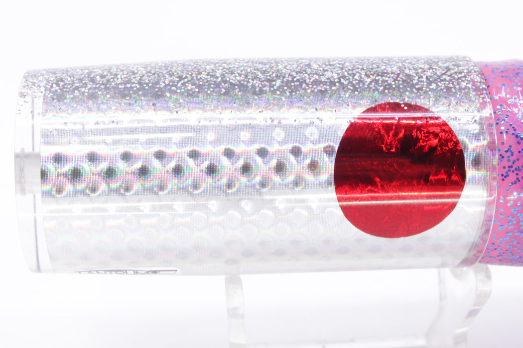 TANTRUM Lures Silver Rainbow Scale Silver Back Large AMN 12" 7.5oz Skirted Pink/Blue