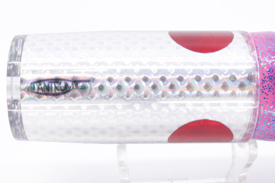 TANTRUM Lures Silver Rainbow Scale Silver Back Large AMN 12" 7.5oz Skirted Pink/Blue