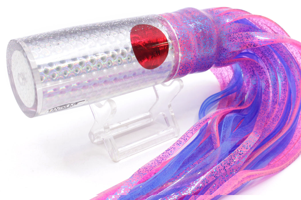 TANTRUM Lures Silver Rainbow Scale Silver Back Large AMN 12" 7.5oz Skirted Pink/Blue