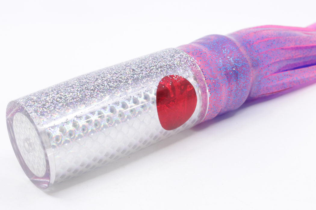 TANTRUM Lures Silver Rainbow Scale Silver Back Large AMN 12" 7.5oz Skirted Pink/Blue