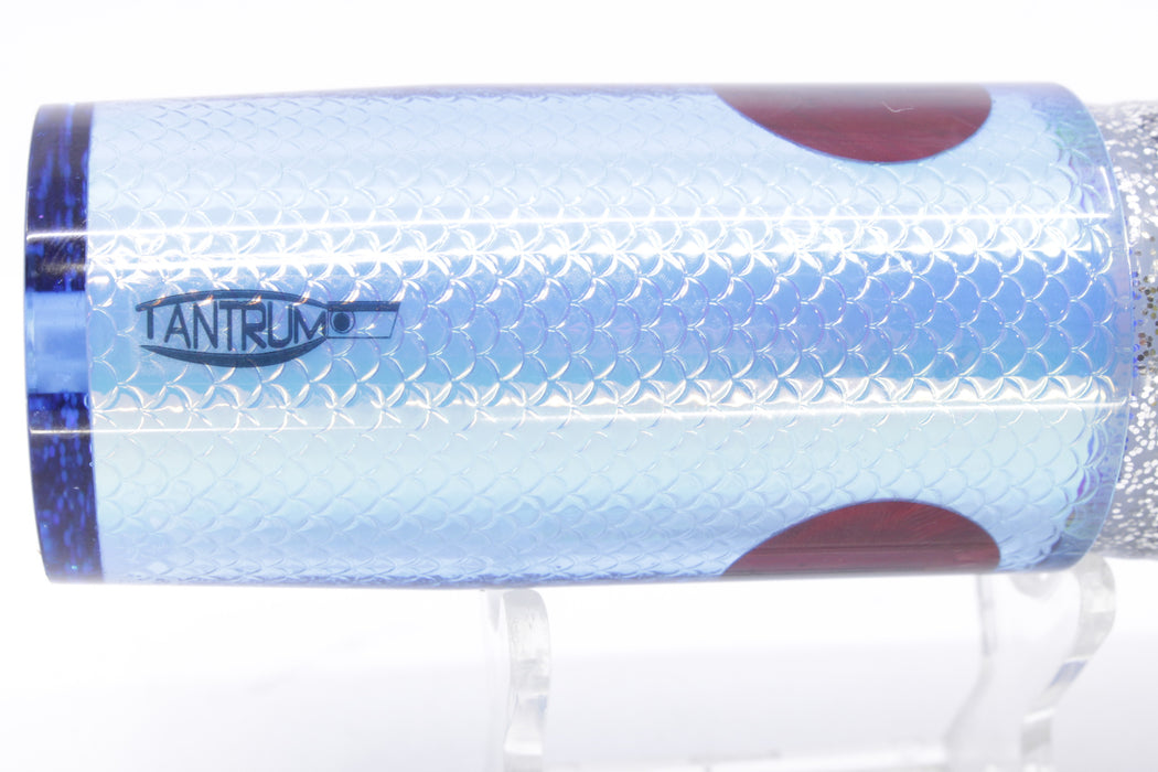 TANTRUM Lures Ice Blue Rainbow Scale Blue Back Large AMN 12" 7.5oz Skirted