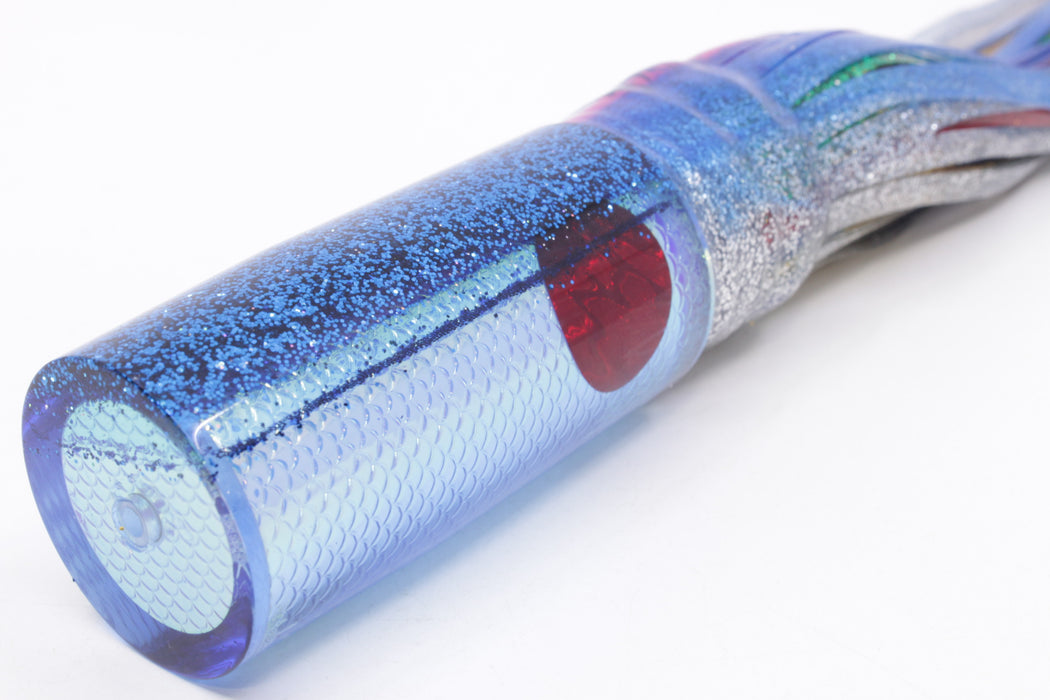 TANTRUM Lures Ice Blue Rainbow Scale Blue Back Large AMN 12" 7.5oz Skirted