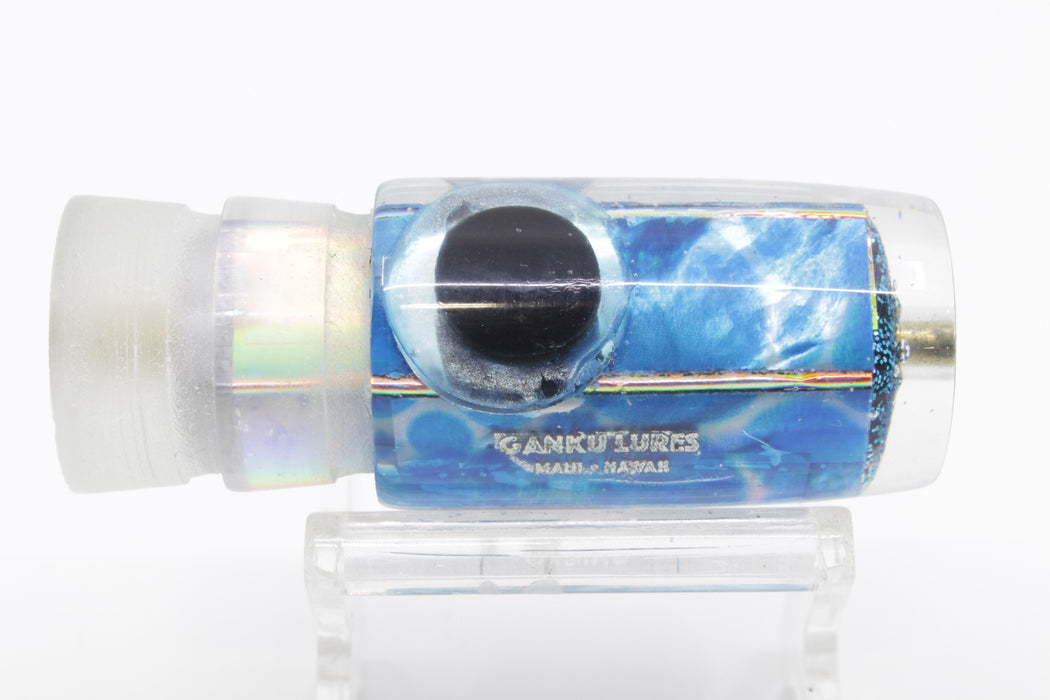 Ganku Lures "Pelagic Trigger V2" Blue Dot MOP Resin Eyes Can Pusher 9" 4.5oz