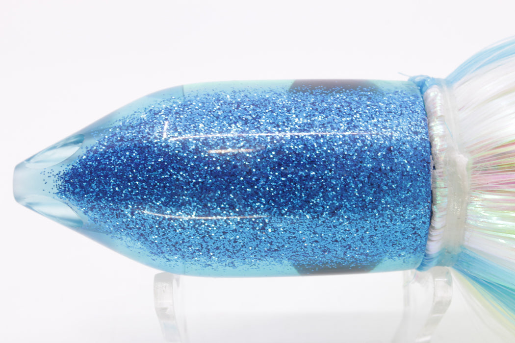 TANTRUM Lures Teal Rainbow Blue Back Medium JetPack Bullet 9" 6.4oz EZ Flash Feathersword