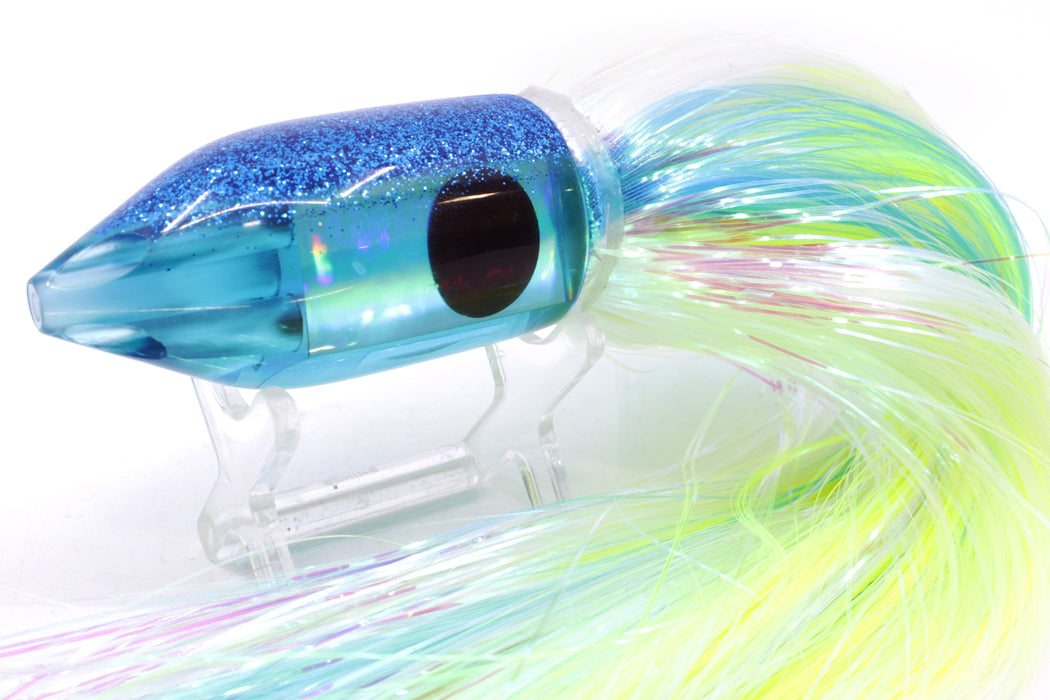 TANTRUM Lures Teal Rainbow Blue Back Medium JetPack Bullet 9" 6.4oz EZ Flash Feathersword