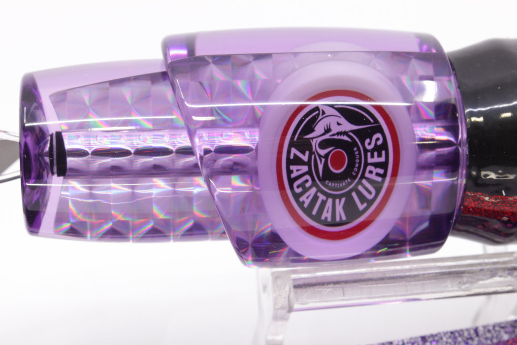 Zacatak Lures Purple Rainbow Scale Medium Thunderstruck 9" 5.7oz Skirted Purple Haze