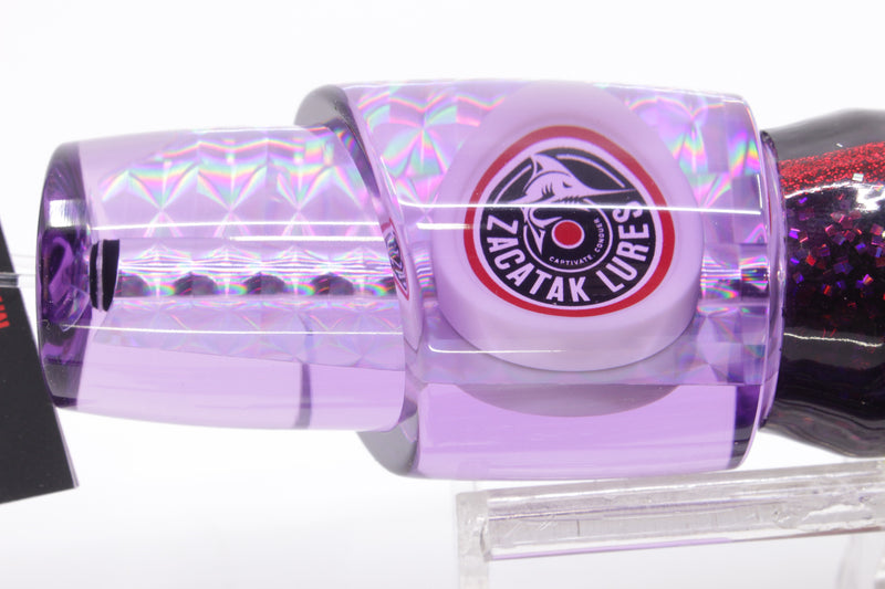 Zacatak Lures Purple Rainbow Scale Medium Thunderstruck 9" 5.7oz Skirted Purple Haze
