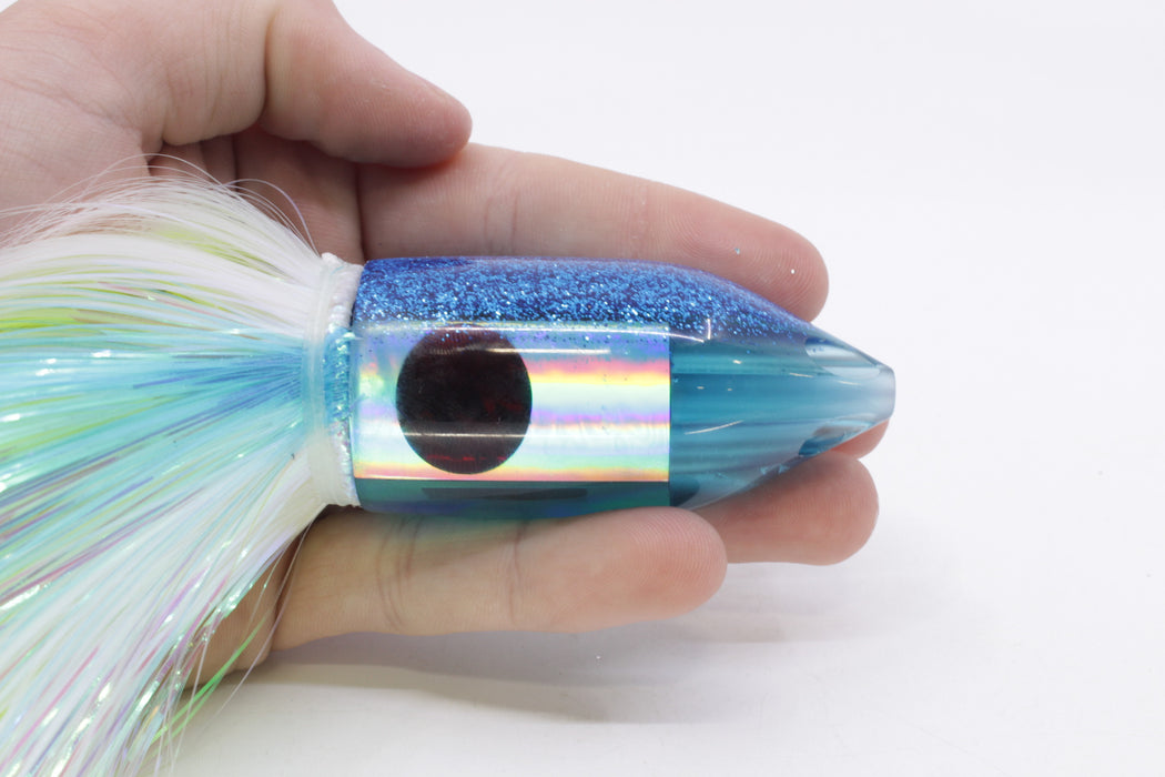 TANTRUM Lures Teal Rainbow Blue Back Medium JetPack Bullet 9" 6.4oz EZ Flash Feathersword