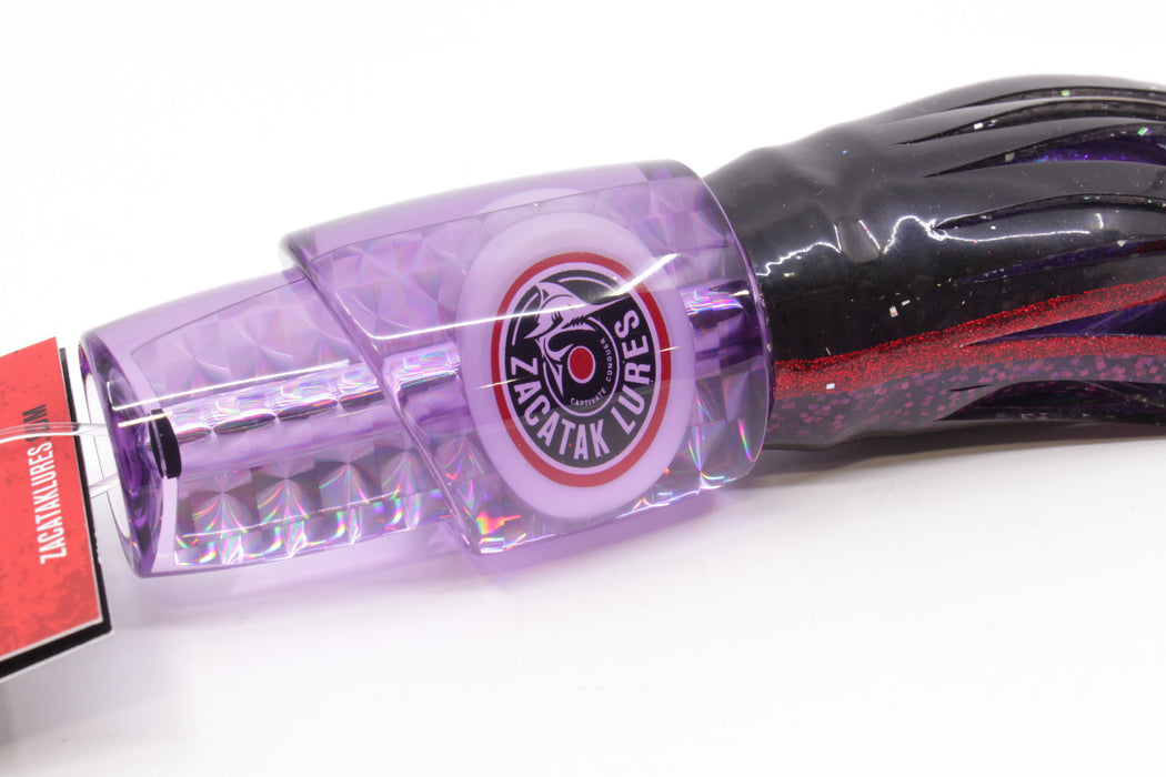 Zacatak Lures Purple Rainbow Scale Medium Thunderstruck 9" 5.7oz Skirted Purple Haze