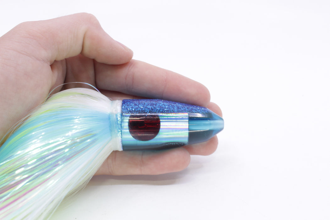 TANTRUM Lures Ice Blue Rainbow Blue Back Small Bullet 7" 4oz EZ Flash Feathersword