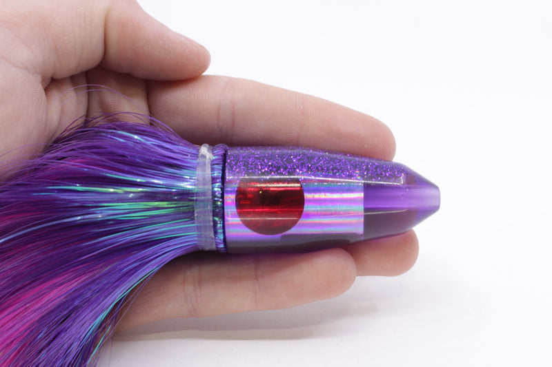 TANTRUM Lures Purple Rainbow Purple Back Small Bullet 7" 4oz Strobez Purple/Pink