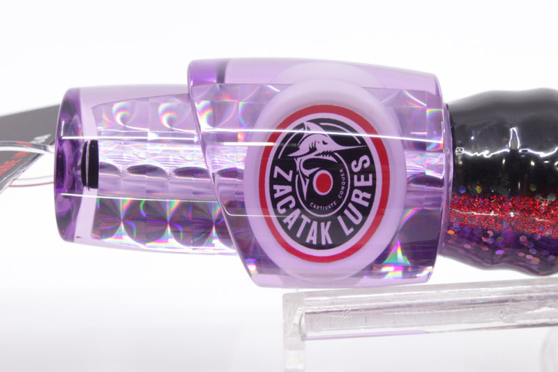 Zacatak Lures Purple Rainbow Scale Small Thunderstruck 7" 2.8oz Skirted Purple Haze