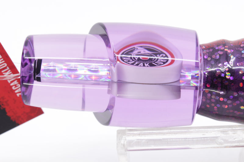 Zacatak Lures Purple Rainbow Scale Small Thunderstruck 7" 2.8oz Skirted Purple Haze