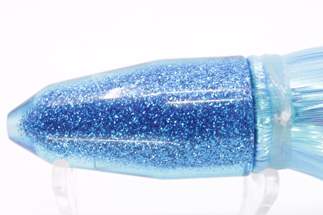 TANTRUM Lures Ice Blue Rainbow Blue Back Small Bullet 7" 4oz Strobez Ice Blue/Pink