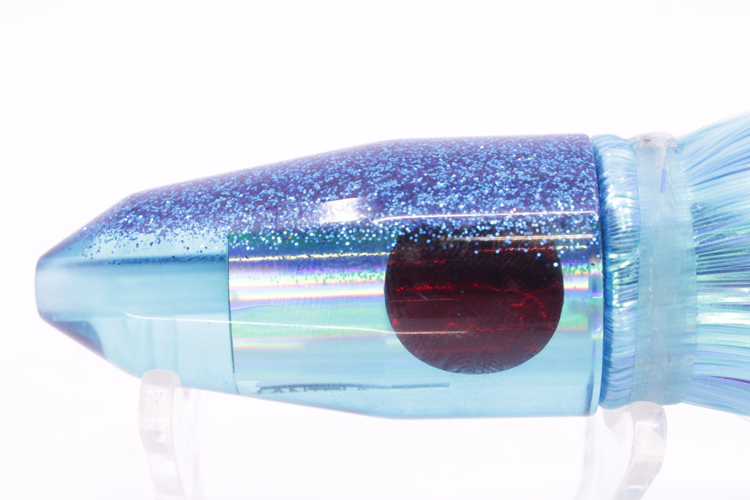 TANTRUM Lures Ice Blue Rainbow Blue Back Small Bullet 7" 4oz Strobez Ice Blue/Pink