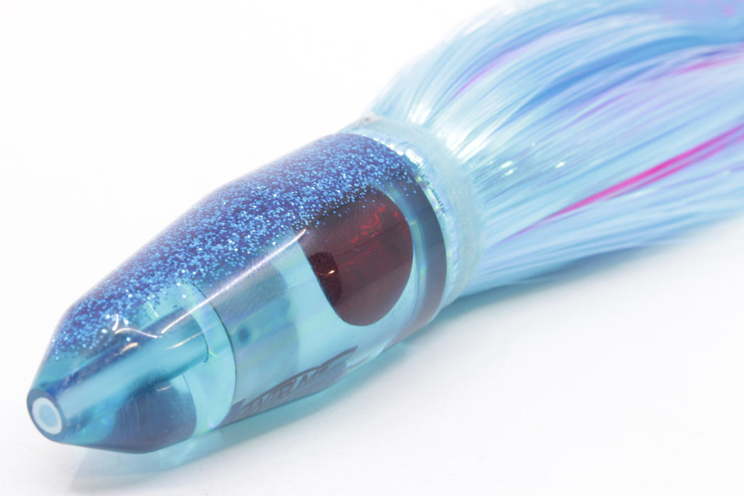 TANTRUM Lures Ice Blue Rainbow Blue Back Small Bullet 7" 4oz Strobez Ice Blue/Pink